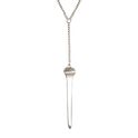 Collar Clavo Diamante Color Plata Collar Clavo Diamante Color Plata